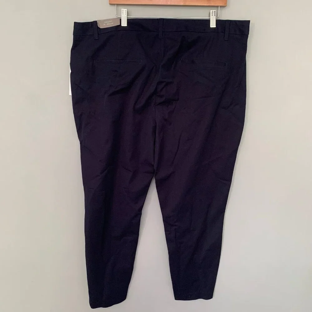 NEW Maurices Smart Ankle Skinny Pants Women 24 Regular Navy‎ Blue Stretch